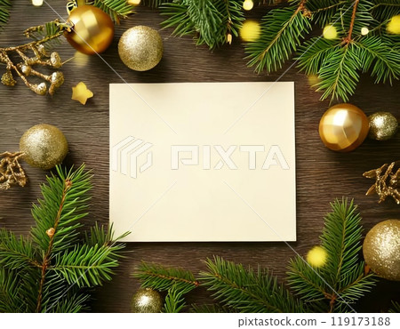 [AI圖像]聖誕裝飾和聖誕賀卡 119173188