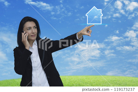 Business real estate online concept 119173237