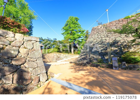 [三重縣] 晴天的松阪城跡（殿町公園） 119175078