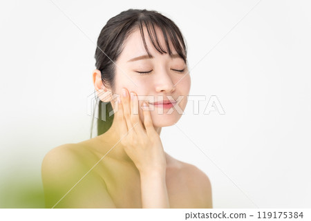 美麗女性美麗肌膚 119175384