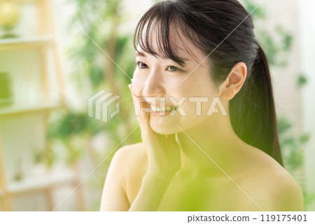 美麗女性美麗肌膚 119175401