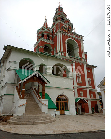 Belfry, bell tower of the Savvino-Storozhevsky Monastery in Zvenigorod Belfry, bell tower of the Savvino-Storozhevsky Monastery in Zvenigorod 119176959