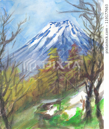從禦坂山眺望富士山 119177663