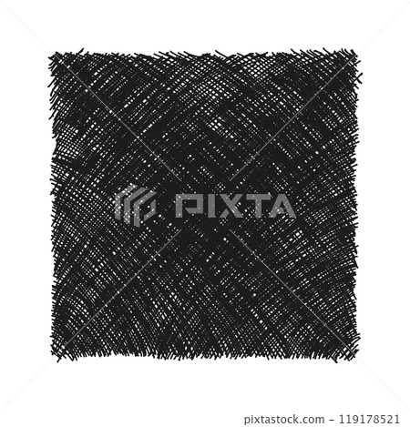 Crosshatch pattern texture. Freehand scribble hatching. Hand drawn pencil line. Vector illustration. Crosshatch pattern texture. Freehand scribble hatching. Hand drawn pencil line. Vector illustration. 119178521