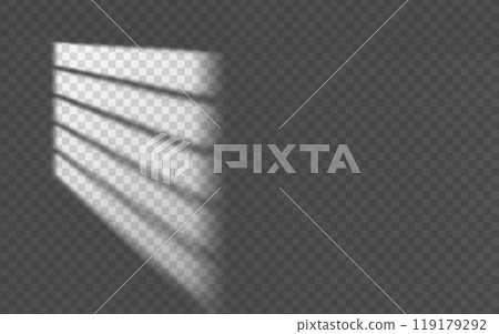 Light effect shadow overlay from blind isolated transparent background. Shade from the jalousie. Light effect shadow overlay from blind isolated transparent background. Shade from the jalousie. 119179292