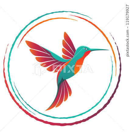 hummingbird beautiful little bird stylish logo for your business vector illustration hummingbird beautiful little bird stylish logo for your business vector illustration 119179927