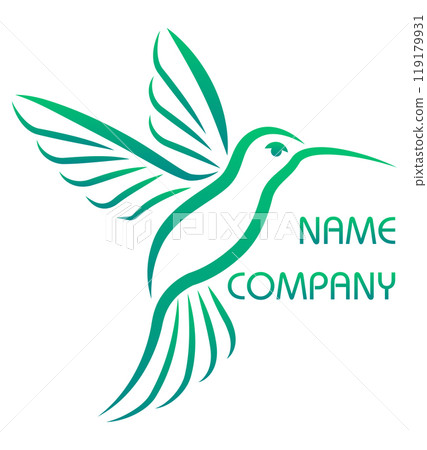 hummingbird beautiful little bird stylish logo for your business vector illustration hummingbird beautiful little bird stylish logo for your business vector illustration 119179931
