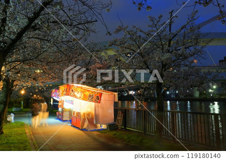 毛馬櫻之宮公園夜櫻花攤 毛馬櫻之宮公園夜櫻花攤 119180140