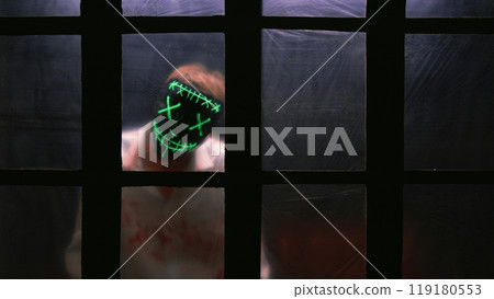 Man Looking To Exit Prison  119180553