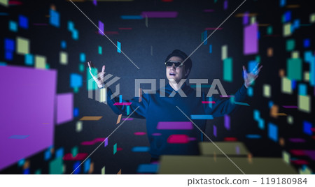 Good looking male portrait 119180984