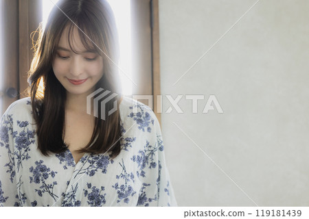 Hair care image for young women Hair care image for young women 119181439