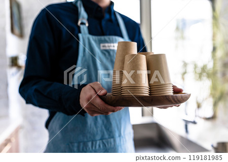 A man in the kitchen A man in the kitchen 119181985