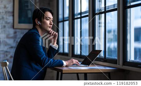 Male portrait Male portrait 119182053