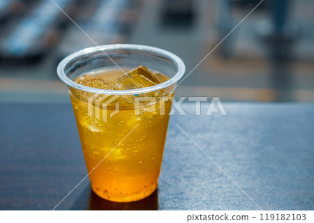 [#cafe] Juice in a plastic cup 119182103