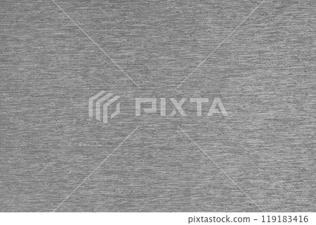 Closeup, macro of gray fabric texture background. Satin weaving cloth structure, canvas Closeup, macro of gray fabric texture background. Satin weaving cloth structure, canvas 119183416