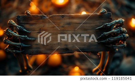 Zombie Wooden Board 119185041