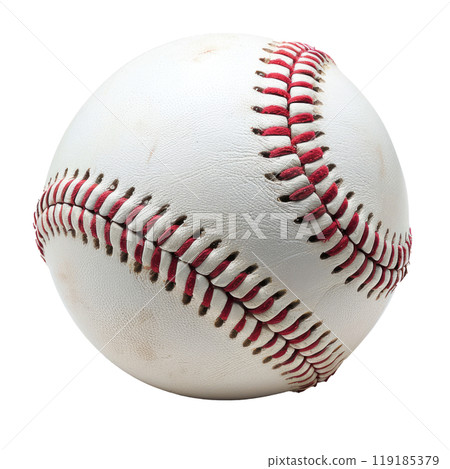 Old Baseball With Red Stitch Old Baseball With Red Stitch 119185379