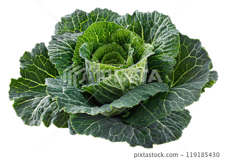 Pile of Green Leafy Vegetables on White Surface 119185430