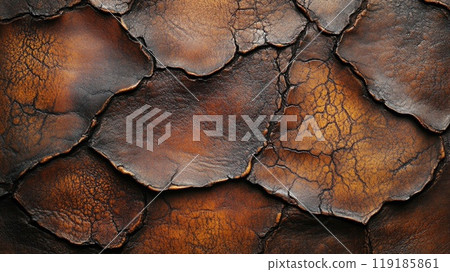 Vintage leather texture with natural patina Vintage leather texture with natural patina 119185861