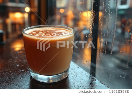 Irish Coffee in a Dublin cafe 119185988