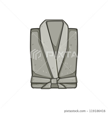 luxury bathrobe cartoon vector illustration luxury bathrobe cartoon vector illustration 119186416