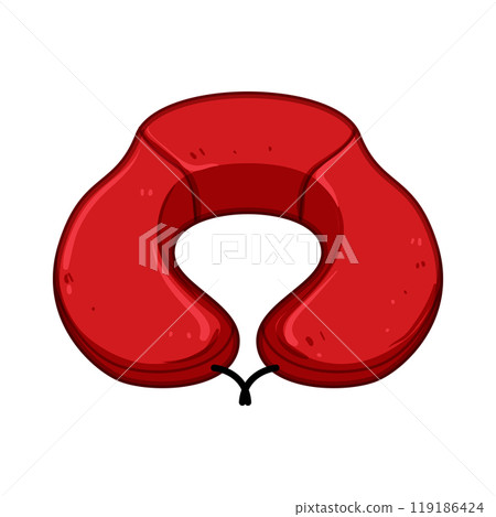 travel airplane pillow cartoon vector illustration travel airplane pillow cartoon vector illustration 119186424