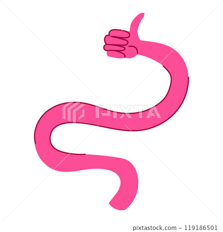 tension twisted hands cartoon vector illustration 119186501