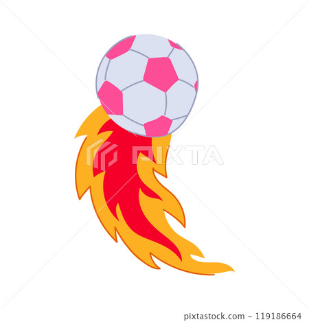 pass speed soccer ball cartoon vector illustration 119186664