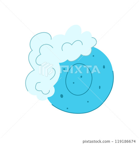cleansing soap antibacterial cartoon vector illustration 119186674
