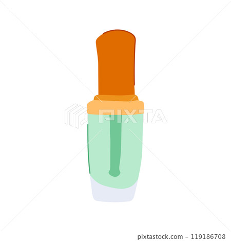 antioxidants serum skincare cartoon vector illustration 119186708