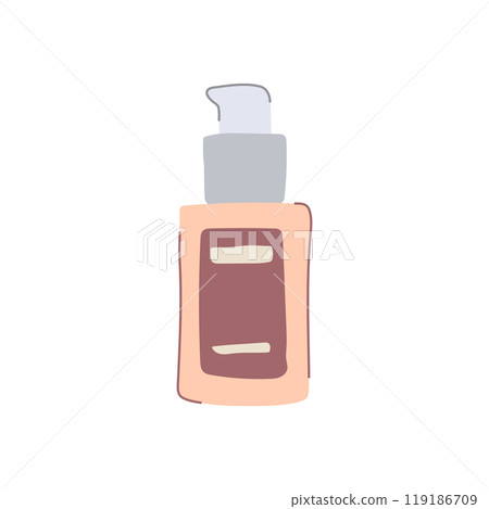 collagen serum skincare cartoon vector illustration 119186709