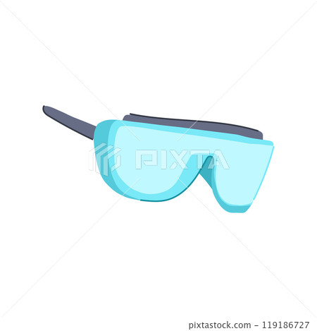 comfort safety glasses medical cartoon vector illustration 119186727
