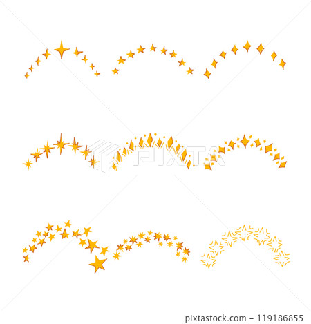 magic star arch set cartoon vector illustration magic star arch set cartoon vector illustration 119186855