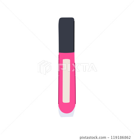 moisturizing lip gloss cartoon vector illustration 119186862