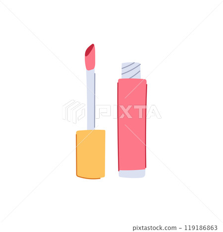 y lip gloss cartoon vector illustration 119186863