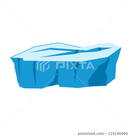 melt ice crack cartoon vector illustration melt ice crack cartoon vector illustration 119186900