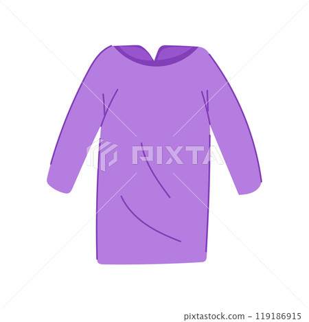 medical hospital gown patient cartoon vector illustration 119186915