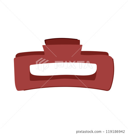 style hair clip cartoon vector illustration style hair clip cartoon vector illustration 119186942