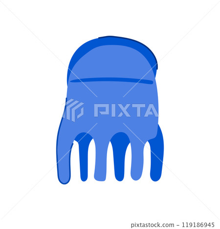 beauty hair clip cartoon vector illustration 119186945