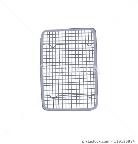 outdoor grill rack cartoon vector illustration 119186954