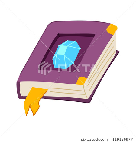 elves fantasy book cartoon vector illustration 119186977