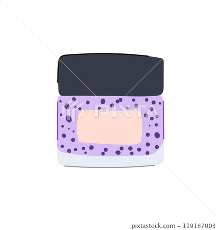 radiance exfoliating scrub cartoon vector illustration 119187003