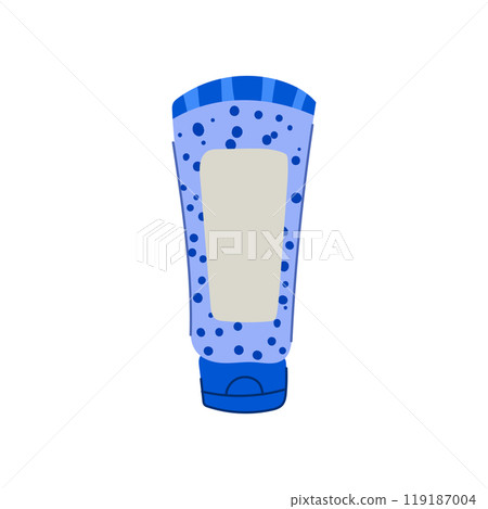 polish exfoliating scrub cartoon vector illustration 119187004