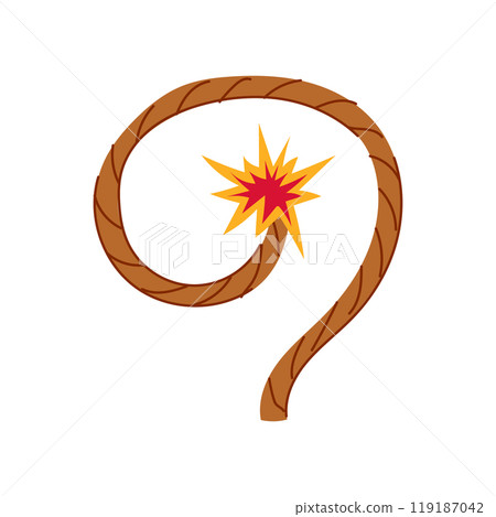 spark dynamite fuse cartoon vector illustration spark dynamite fuse cartoon vector illustration 119187042
