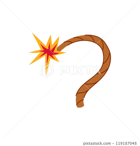 ignition dynamite fuse cartoon vector illustration ignition dynamite fuse cartoon vector illustration 119187048