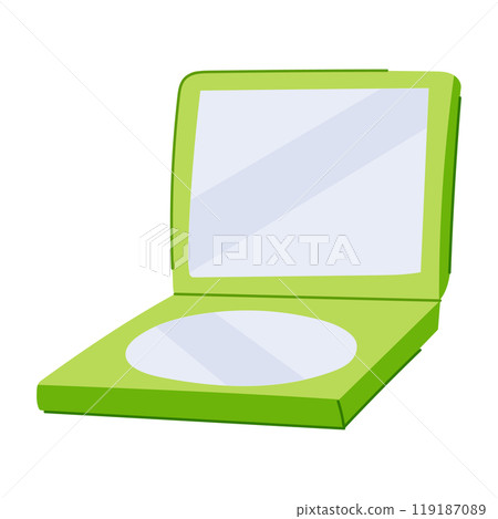 portable compact mirror cartoon vector illustration portable compact mirror cartoon vector illustration 119187089