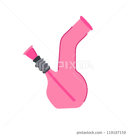 smoke bong cannabis cartoon vector illustration 119187150