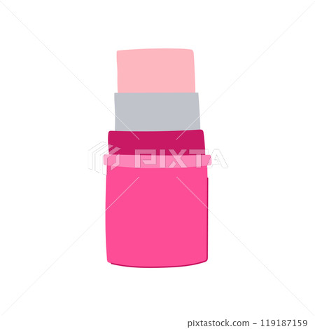 cosmetics blush compact cartoon vector illustration cosmetics blush compact cartoon vector illustration 119187159