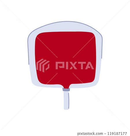 storage blood donor bag cartoon vector illustration 119187177