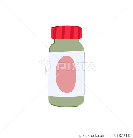 prescription antibiotic pills cartoon vector illustration prescription antibiotic pills cartoon vector illustration 119187218